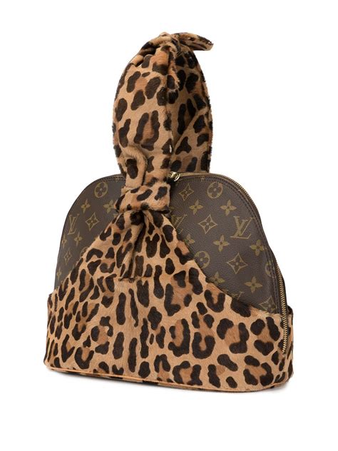 LOUIS VUITTON Monogram Azzedine Alaia Leopard Alma